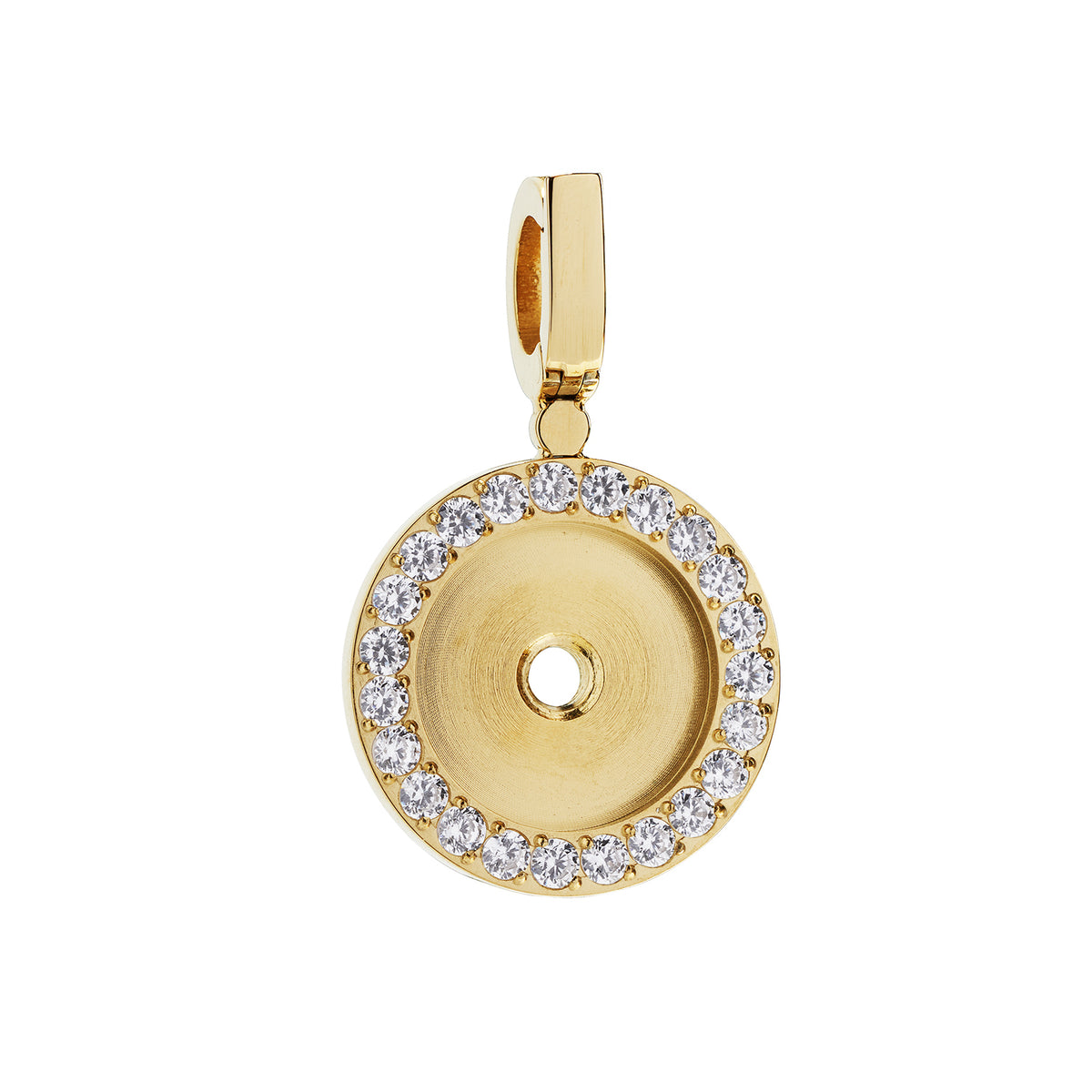 Portofino Basis Charm Träger Gold