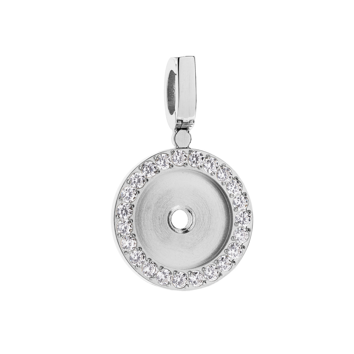 Portofino Basis Charm Träger Silber
