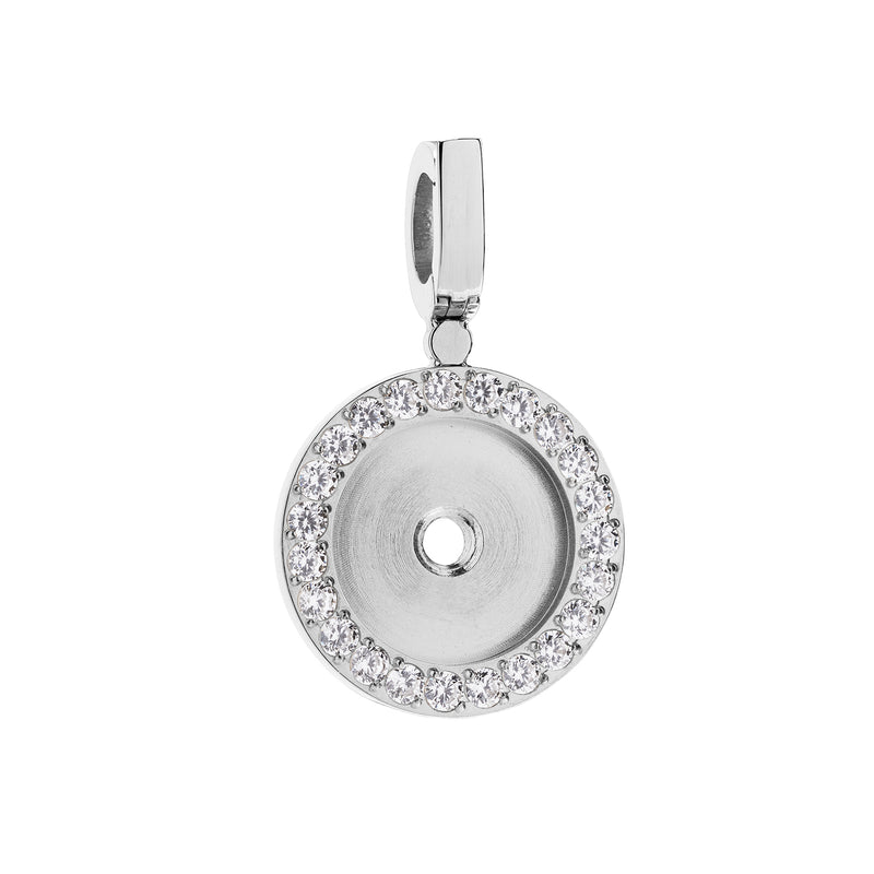 Portofino Basis Charm Träger Silber