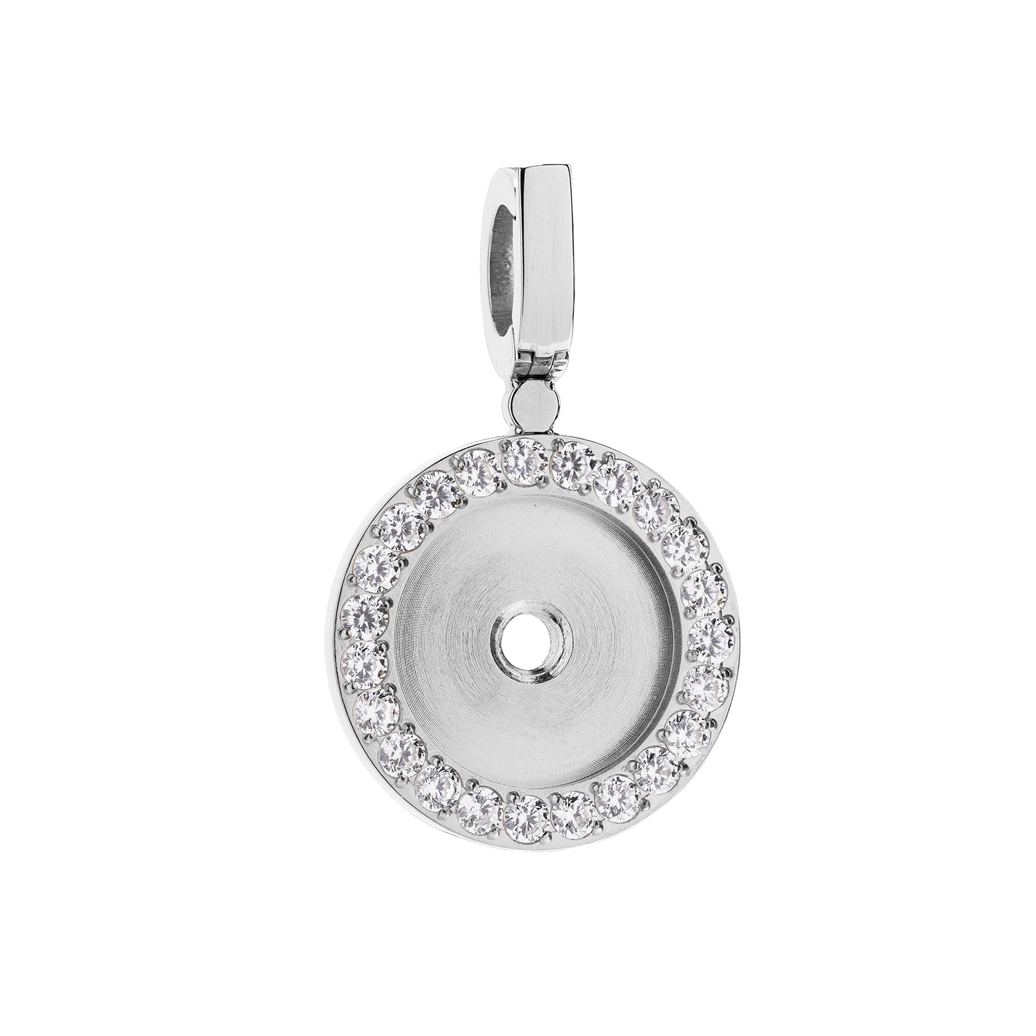 Portofino Basis Charm Träger Silber