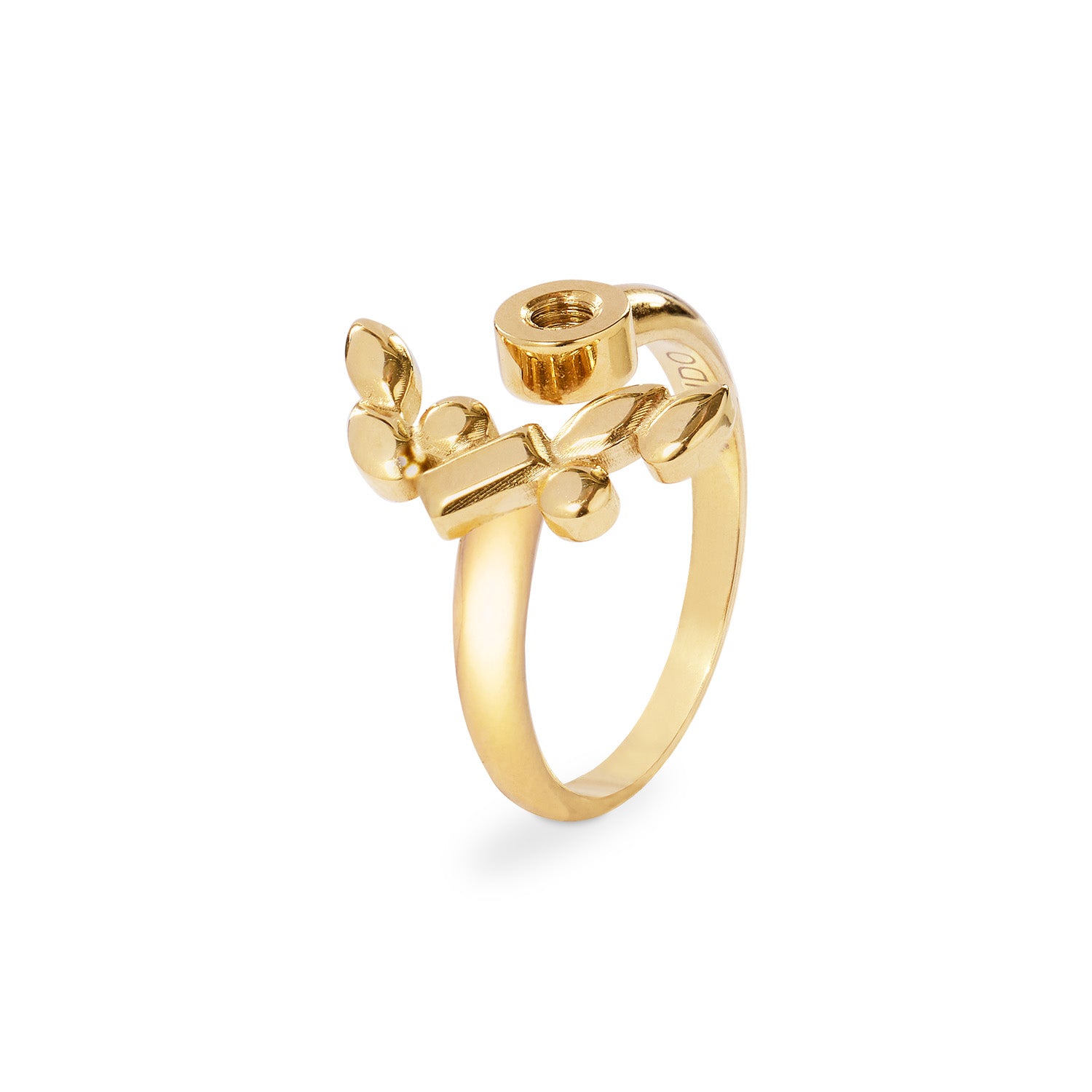 Basis Ring Florale Gold / Klein