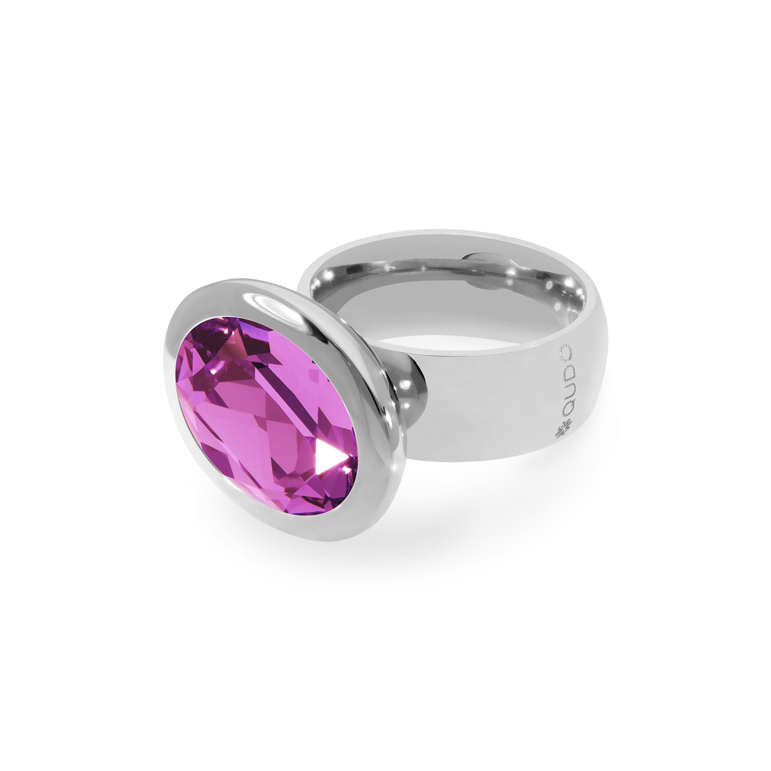 Tivola Ring Silber Dark Rose / 56