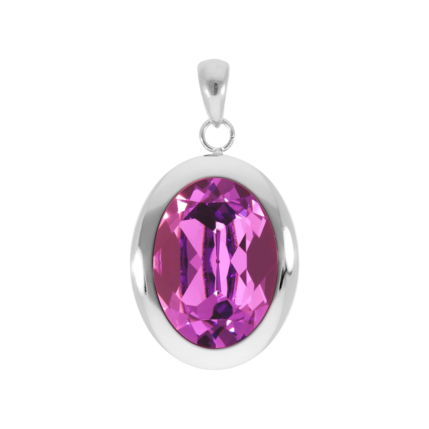 Tivola Anhänger - Silber Dark Rose
