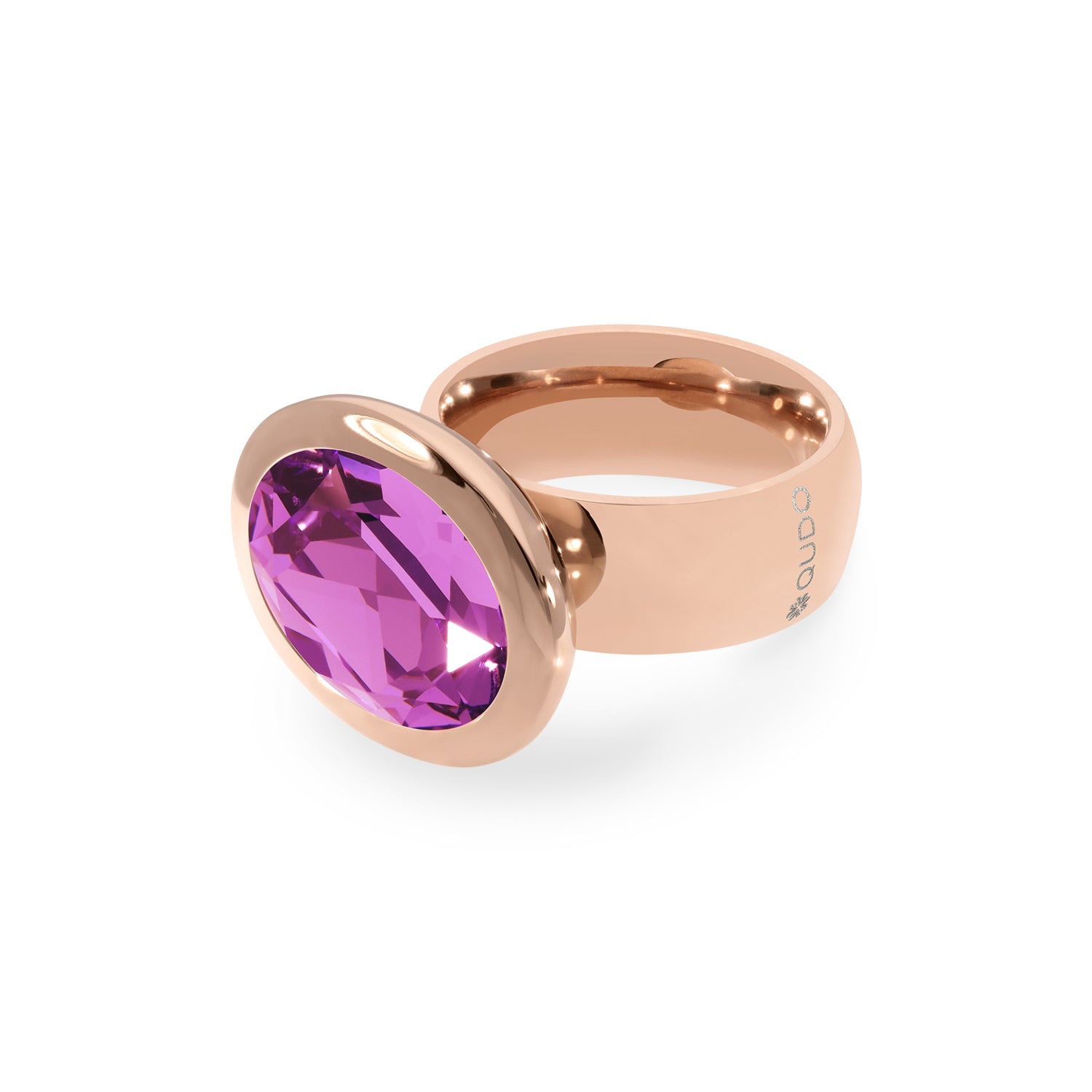 Tivola Ring Roségold Dark Rose / 56
