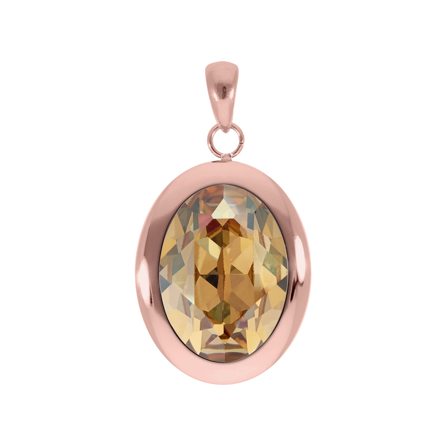 Tivola Anhänger - Roségold Peridot