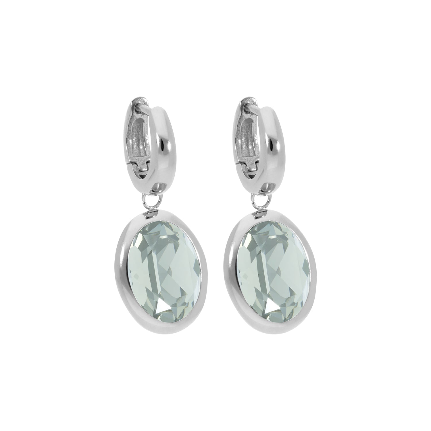 Tivola Creolen Silber / Crystal Agave Ignite