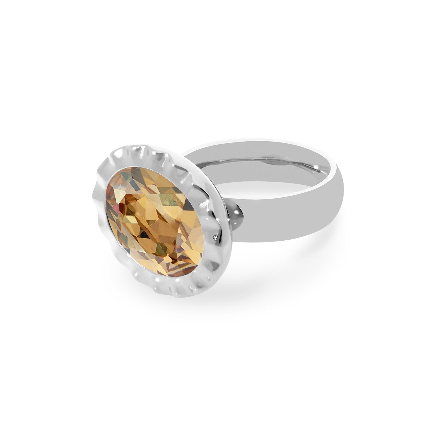 Tivola Unica Ring - Silber Golden Shadow / 52