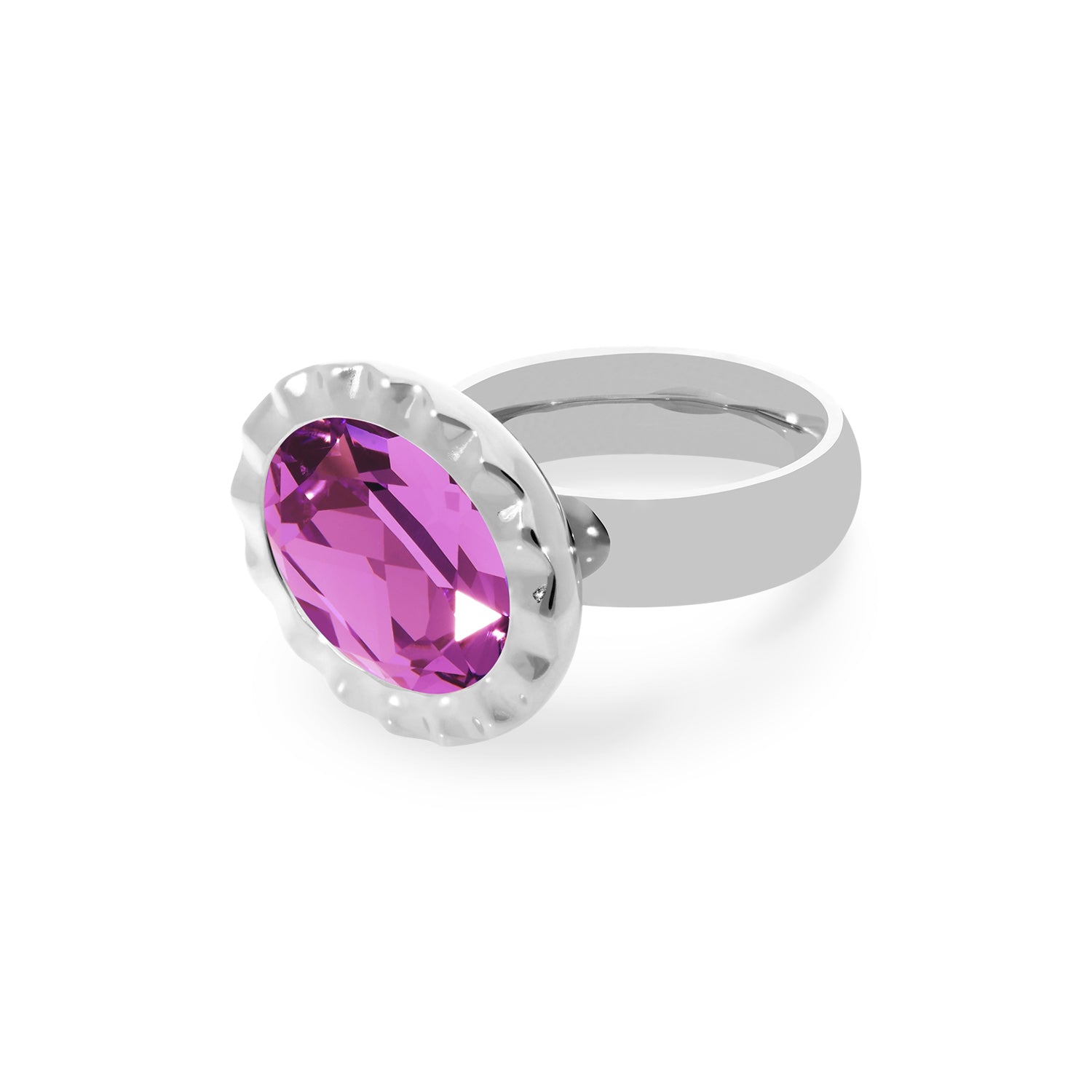 Tivola Unica Ring - Silber Dark Rose / 52