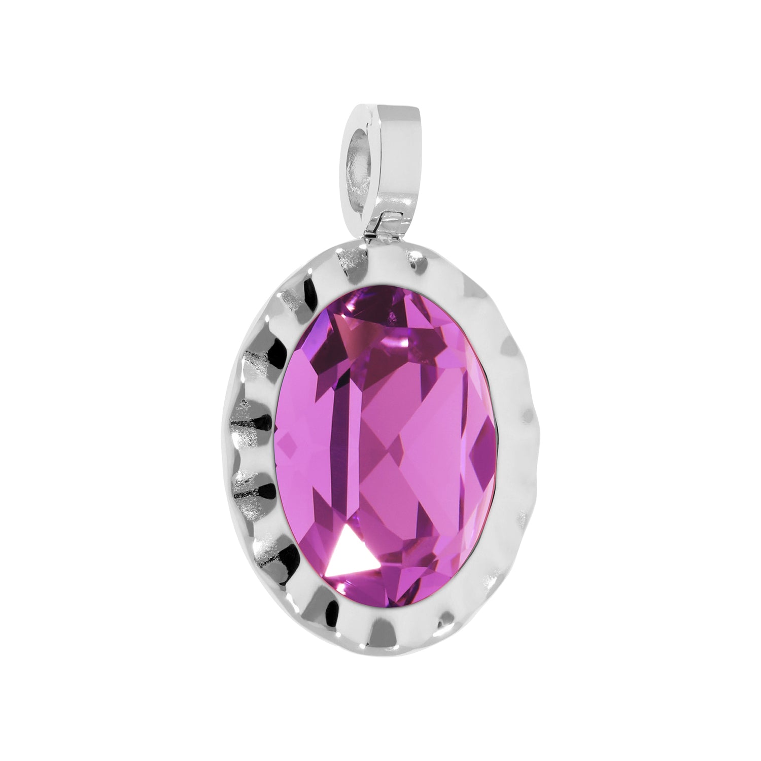 Tivola Unica Anhänger Silber / Dark Rose