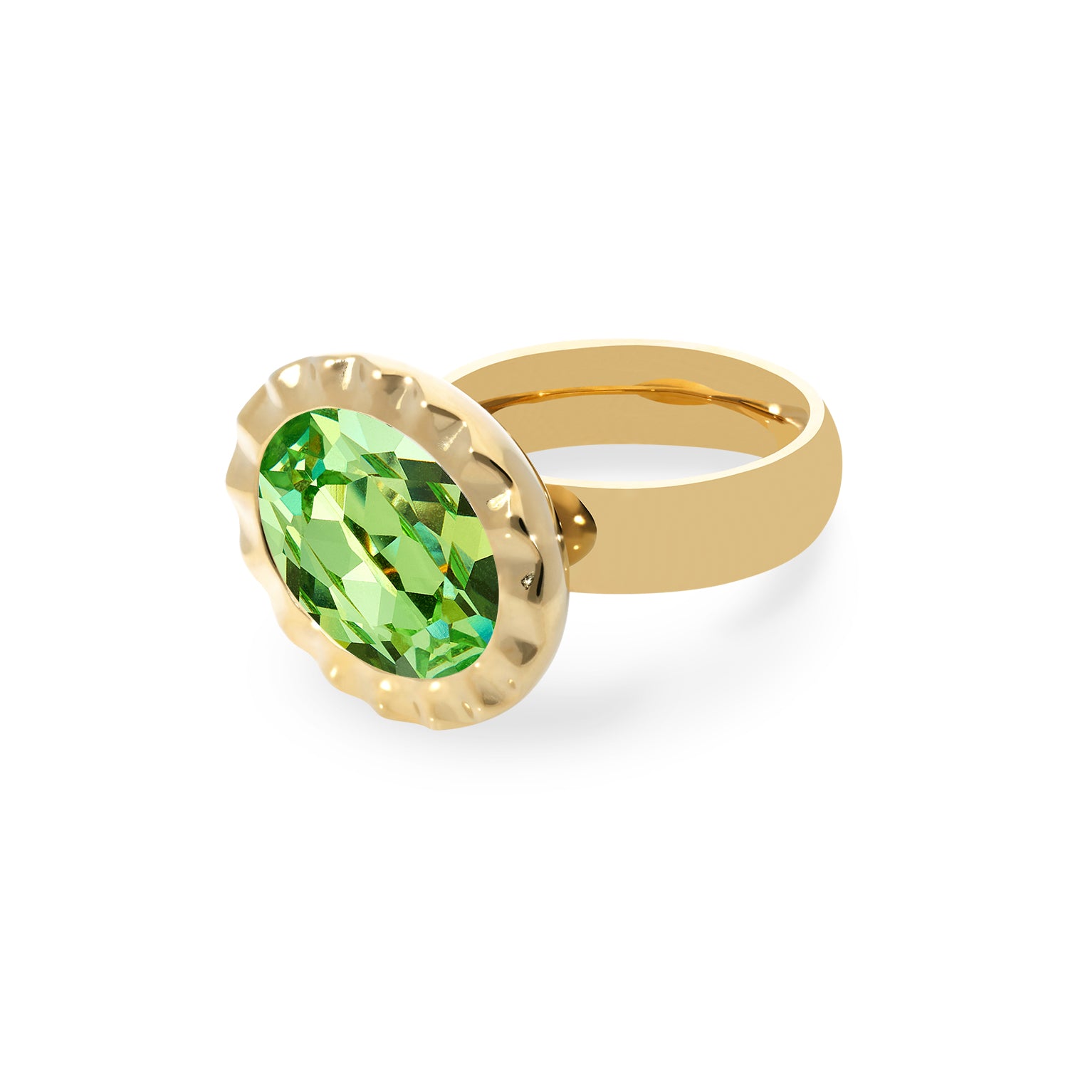 Tivola Unica Ring - Gold Peridot / 60