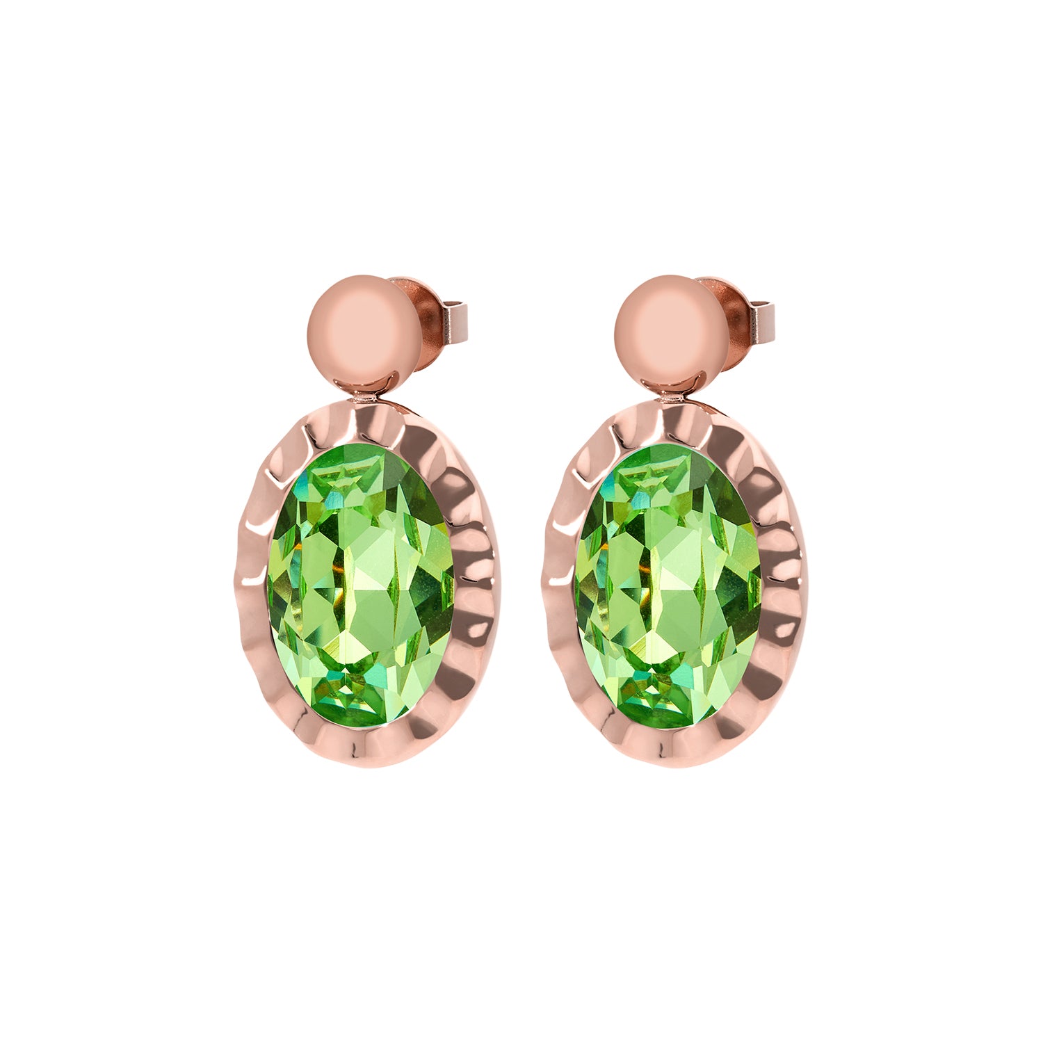 Tivola Unica Ohrringe Roségold / Peridot