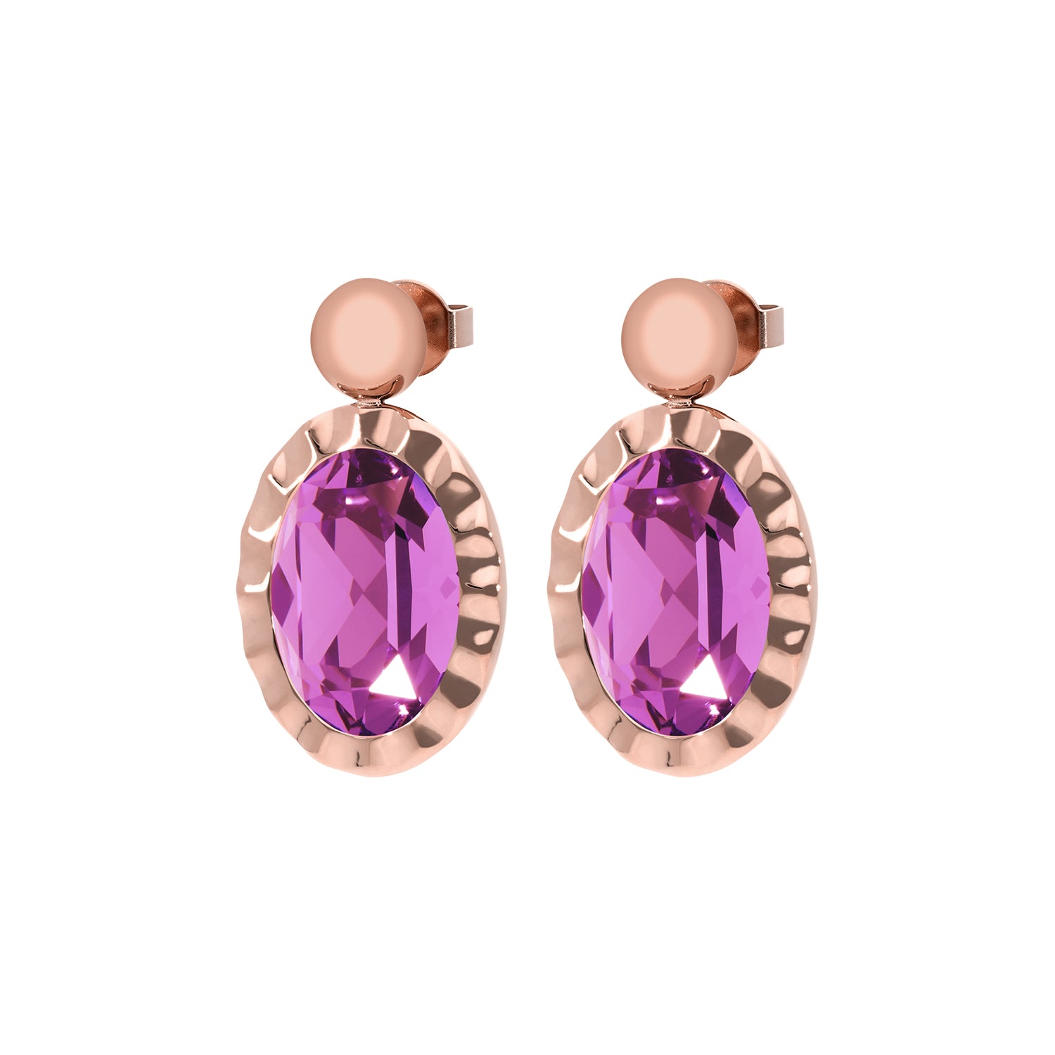 Tivola Unica Ohrringe Roségold / Dark Rose