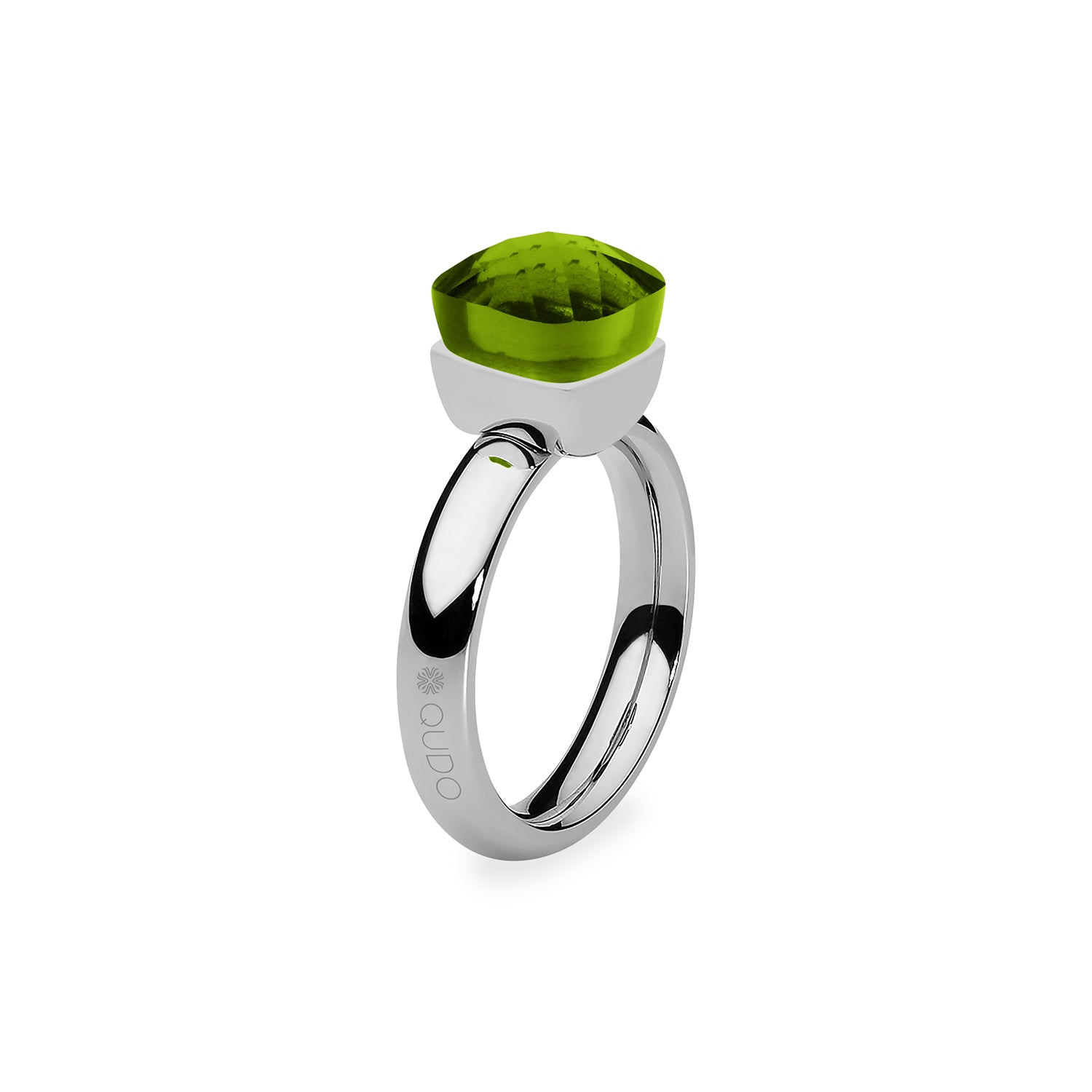 Firenze Ring - Shades of Green & Brown - Silber Fern Green / 62