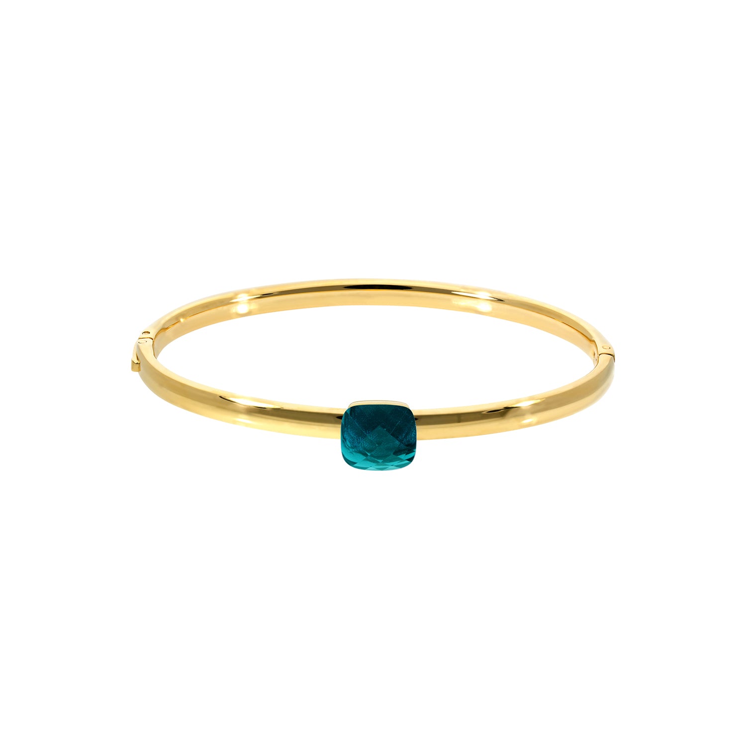 Firenze Armreif Gold Blue Zircon / 19