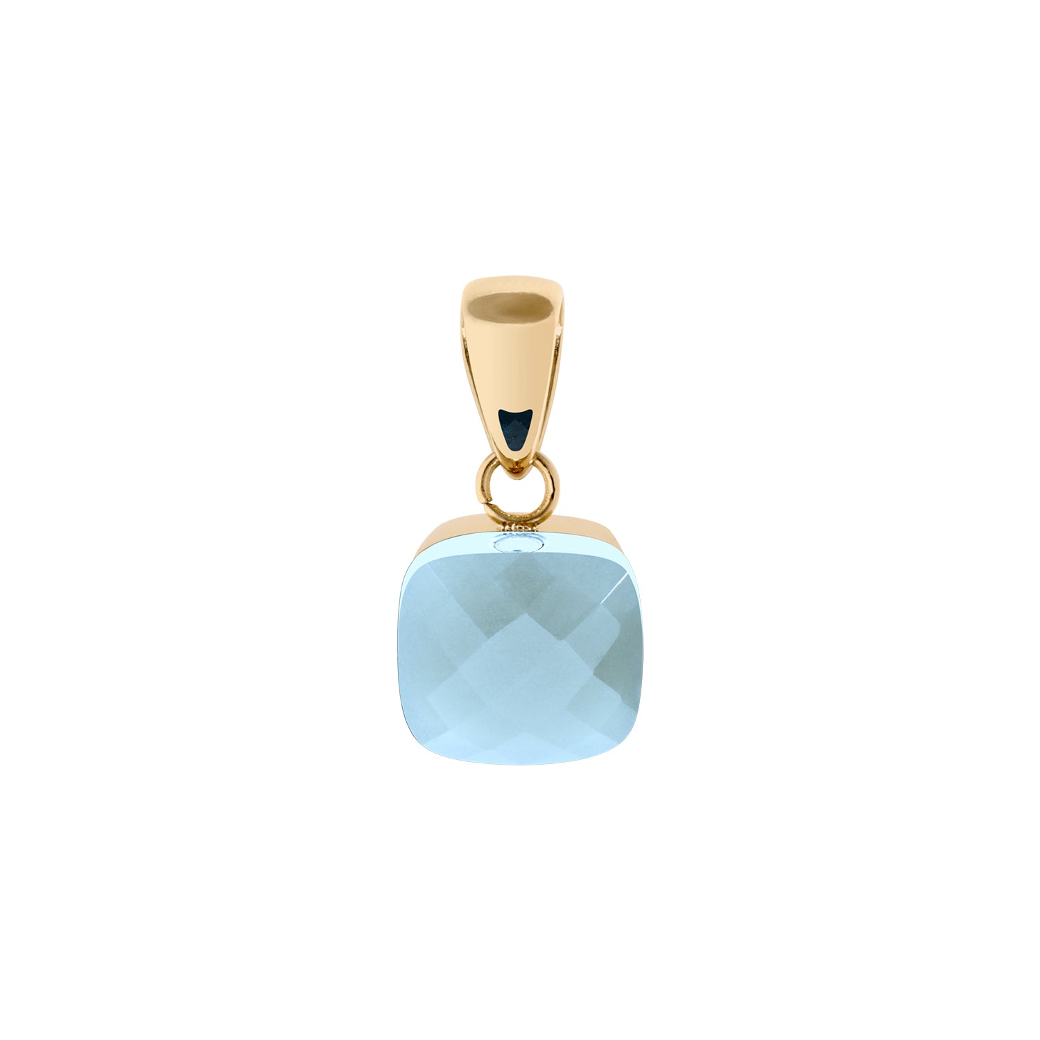 Firenze Anhänger - Gold Air Blue Opal