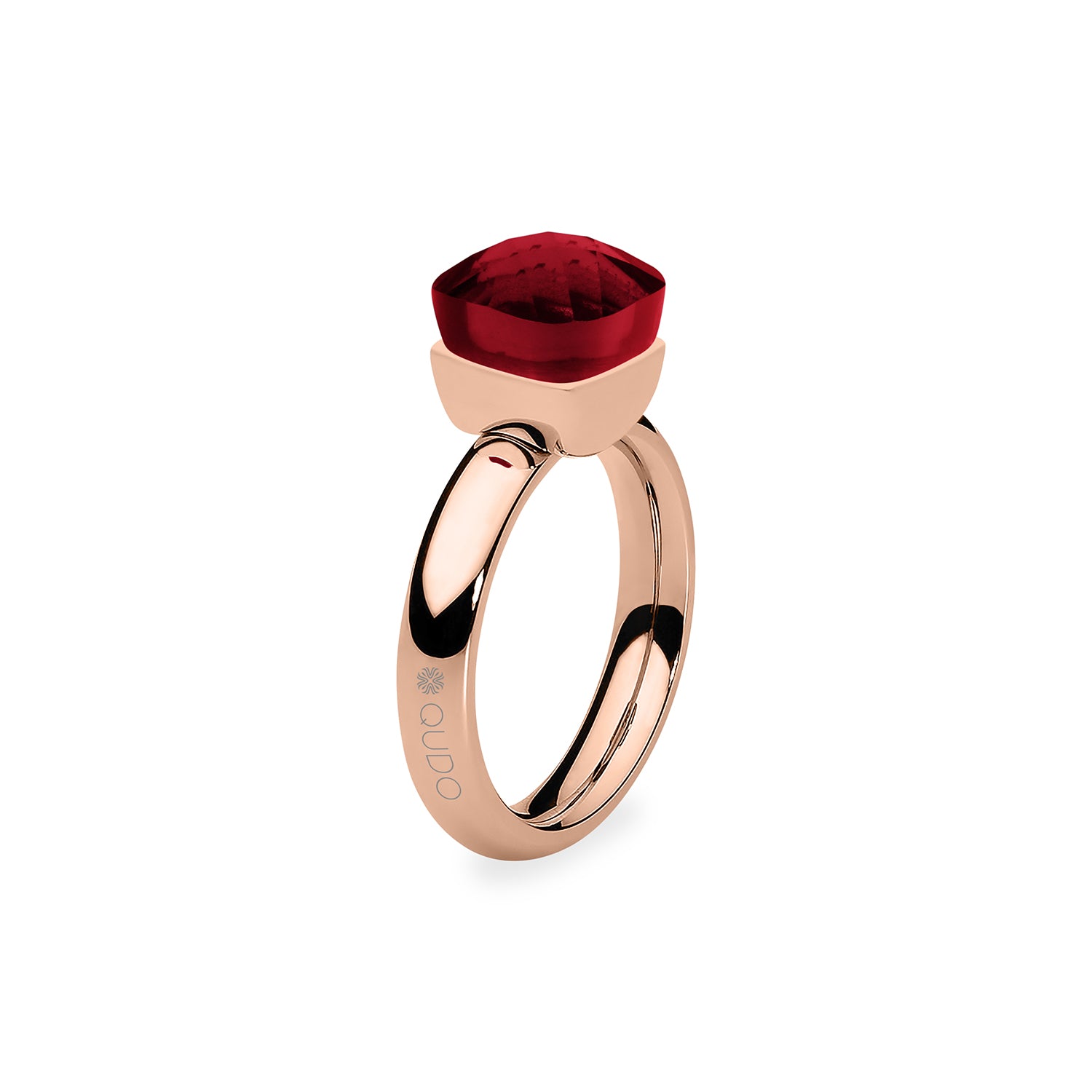 Firenze Ring - Shades of Red & Purple - Roségold Siam / 60