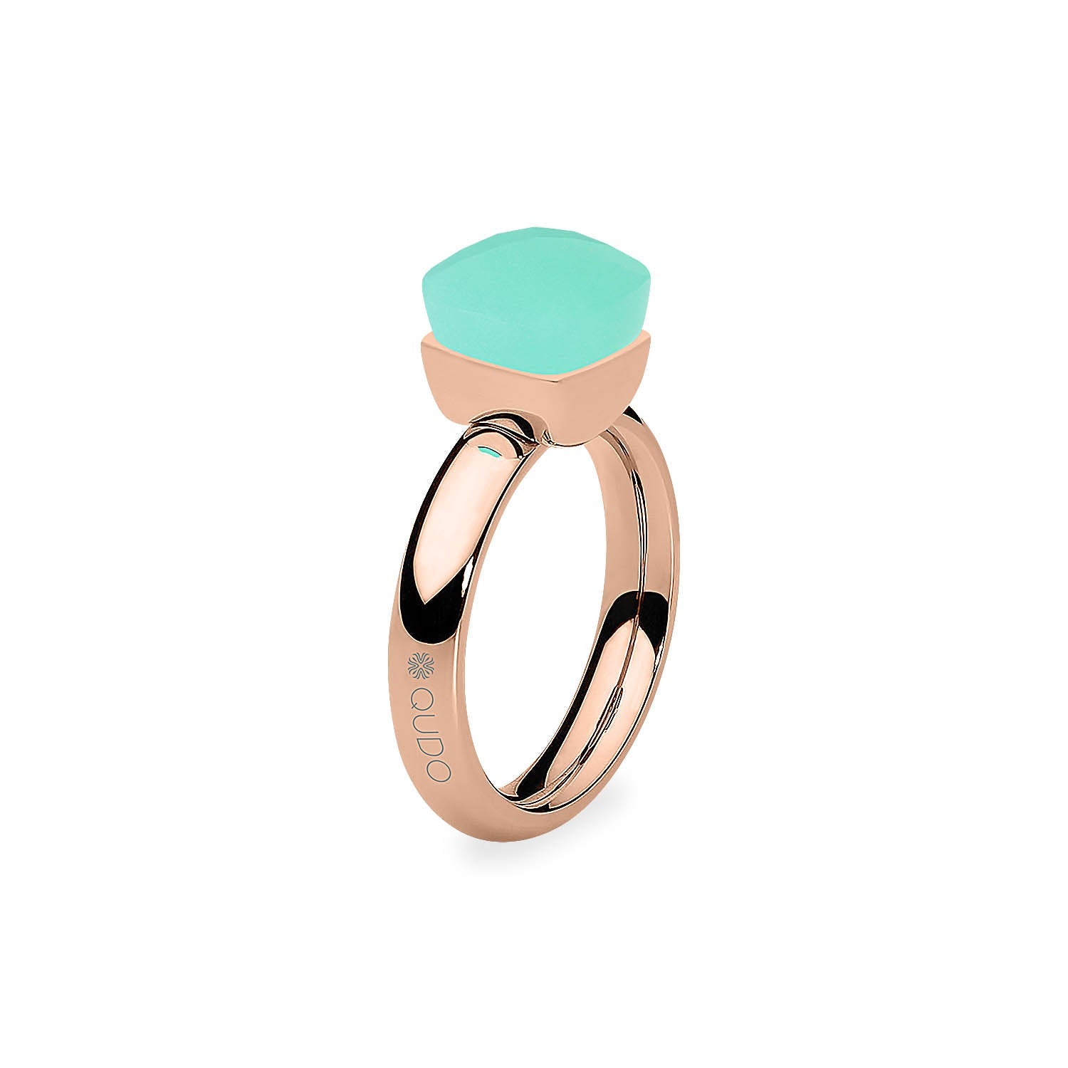 Firenze Ring - Shades of Green & Brown - Roségold
