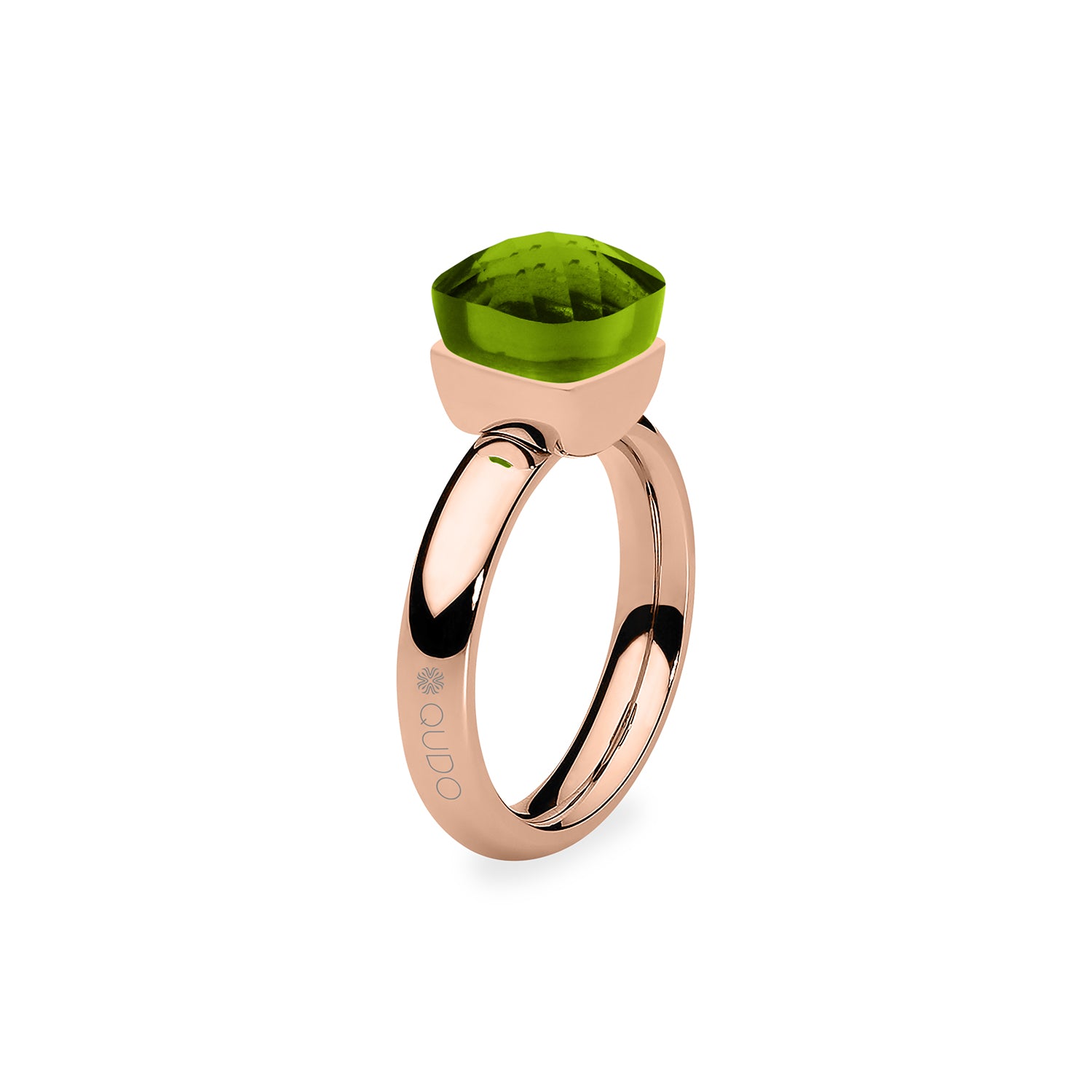 Firenze Ring - Shades of Green & Brown - Roségold Fern Green / 52