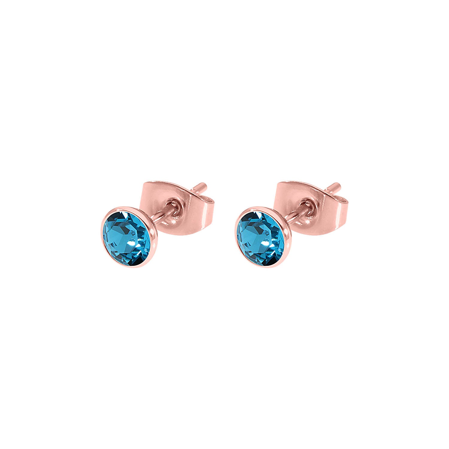 Bottone Ear Studs 5 mm - Rose Gold