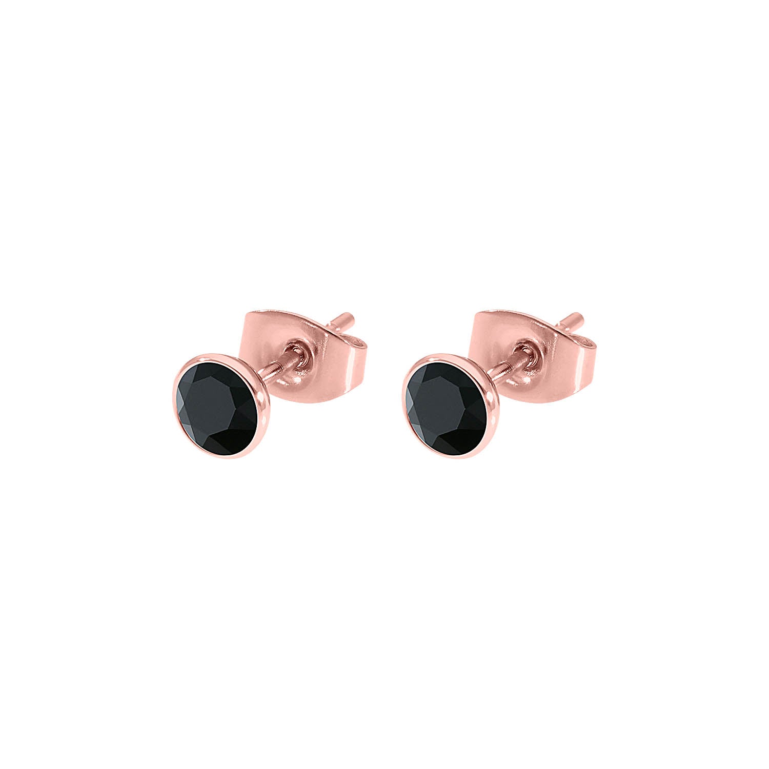 Bottone Ear Studs 5 mm - Rose Gold