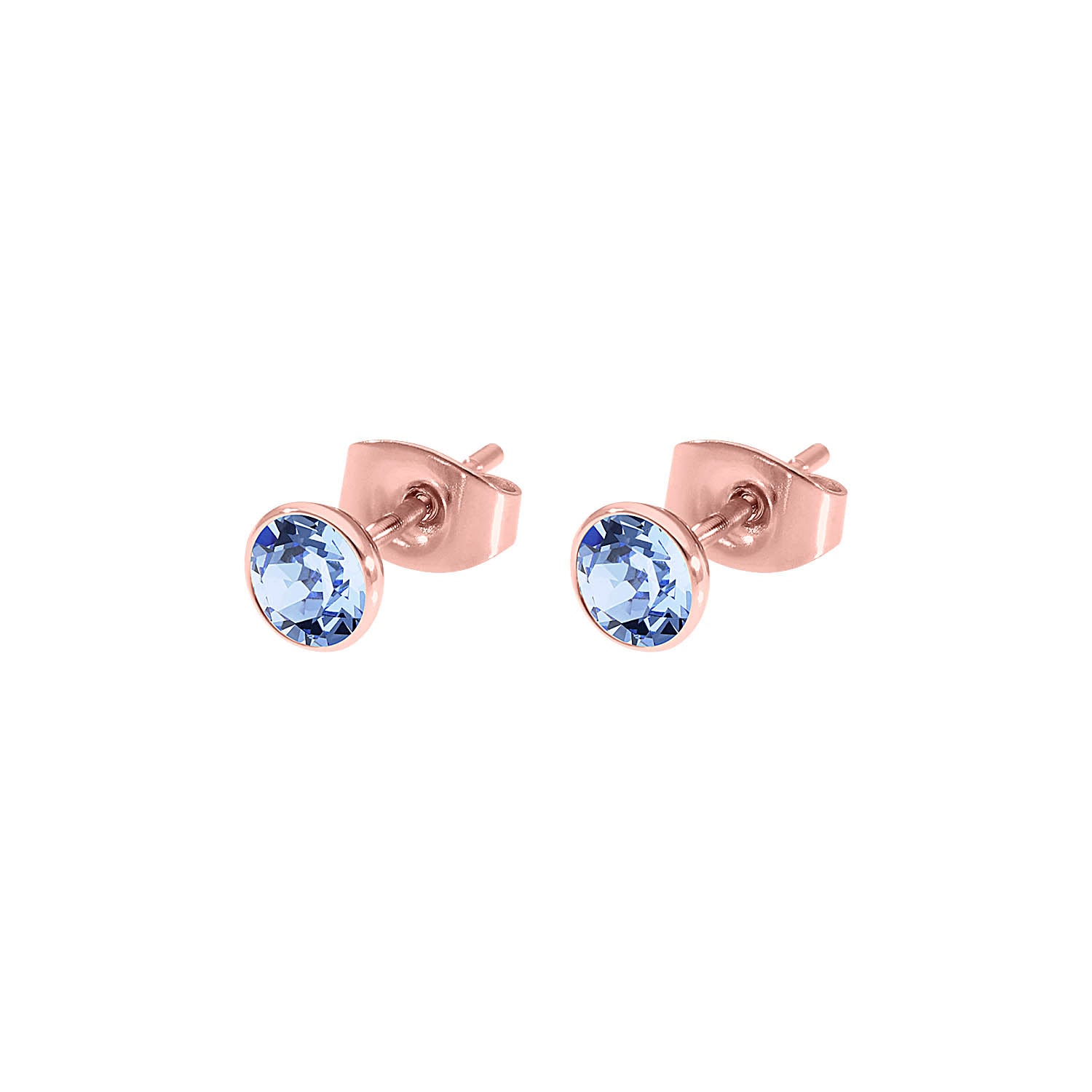 Bottone Ear Studs 5 mm - Rose Gold