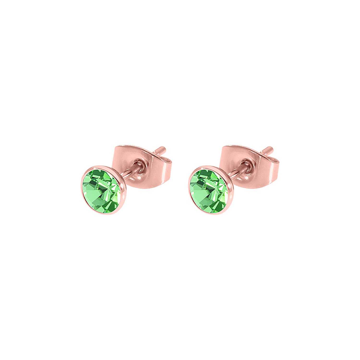 Bottone Ear Studs 5 mm - Rose Gold