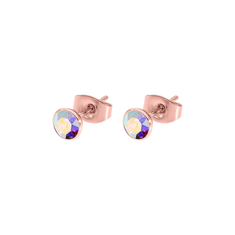 Bottone Ear Studs 5 mm - Rose Gold