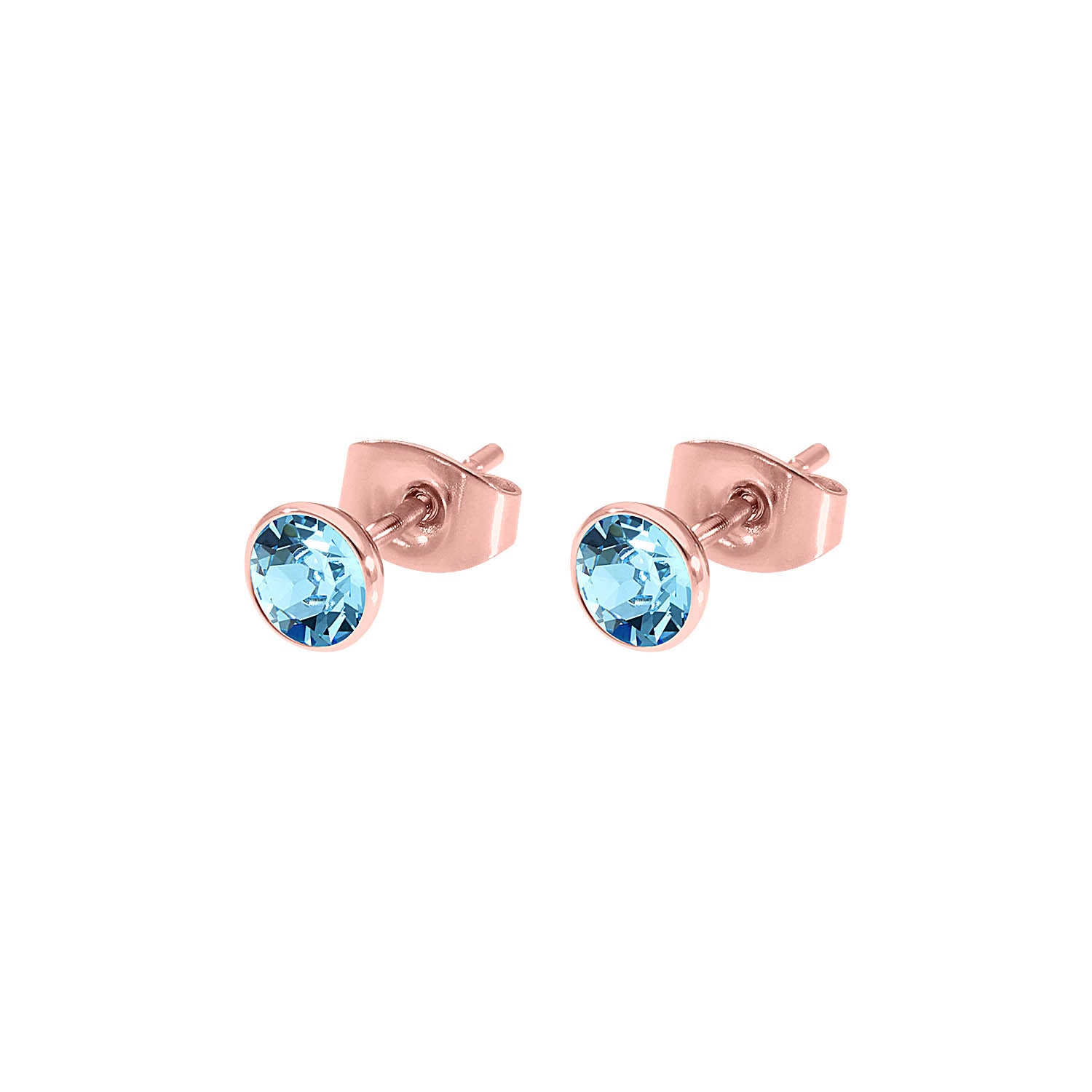 Bottone Ear Studs 5 mm - Rose Gold