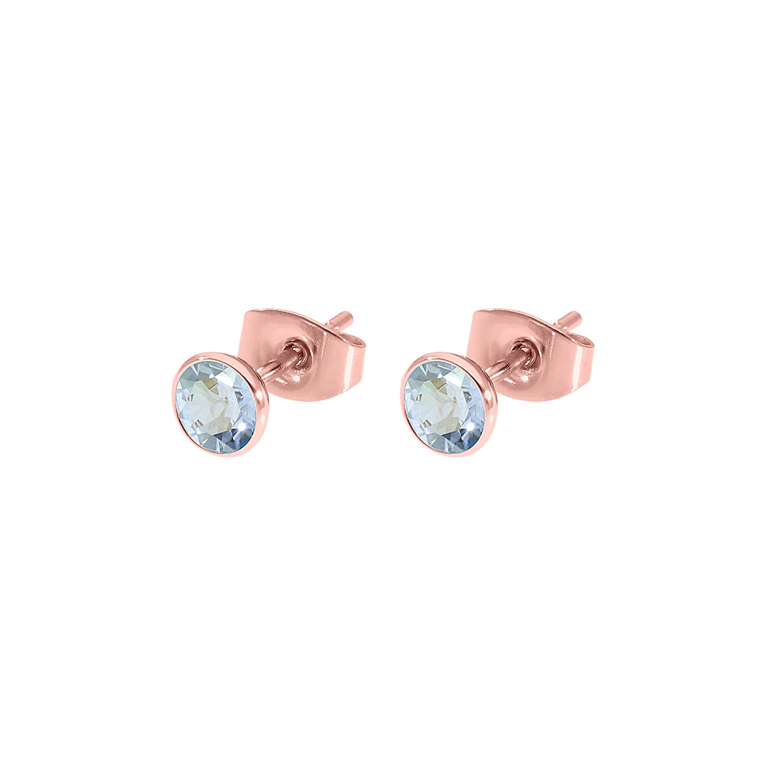 Bottone Ear Studs 5 mm - Rose Gold