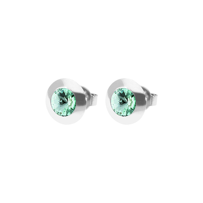 Tondo Ohrstecker 9 mm - Silber