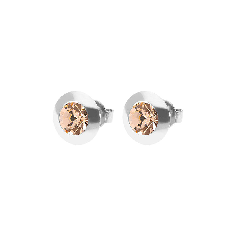Tondo Ohrstecker 9 mm - Silber