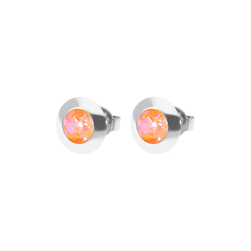 Tondo Ohrstecker 9 mm - Silber