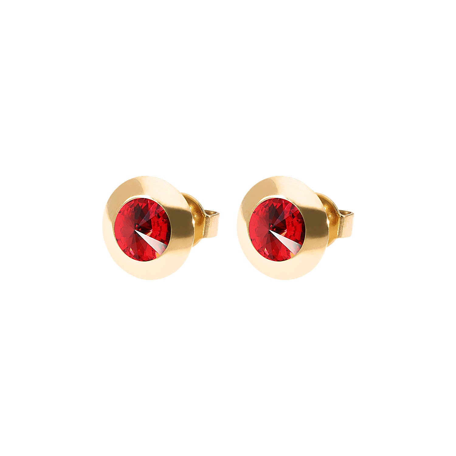 Tondo Ear Studs 9 mm - Gold