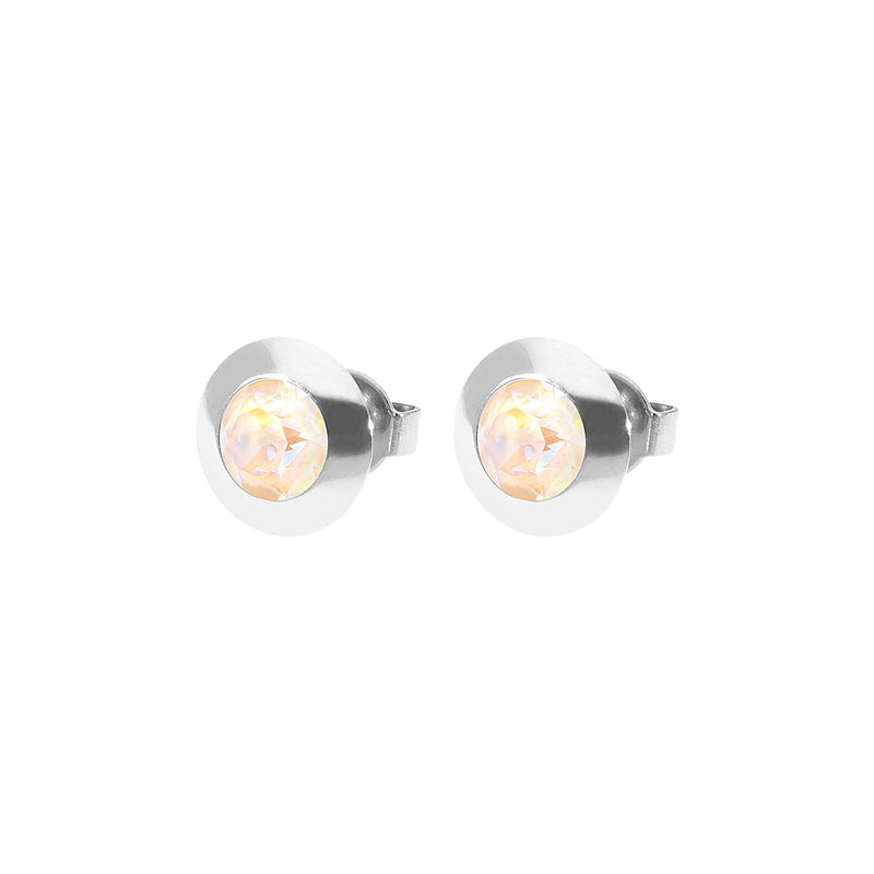 Tondo Ohrstecker 9 mm - Silber