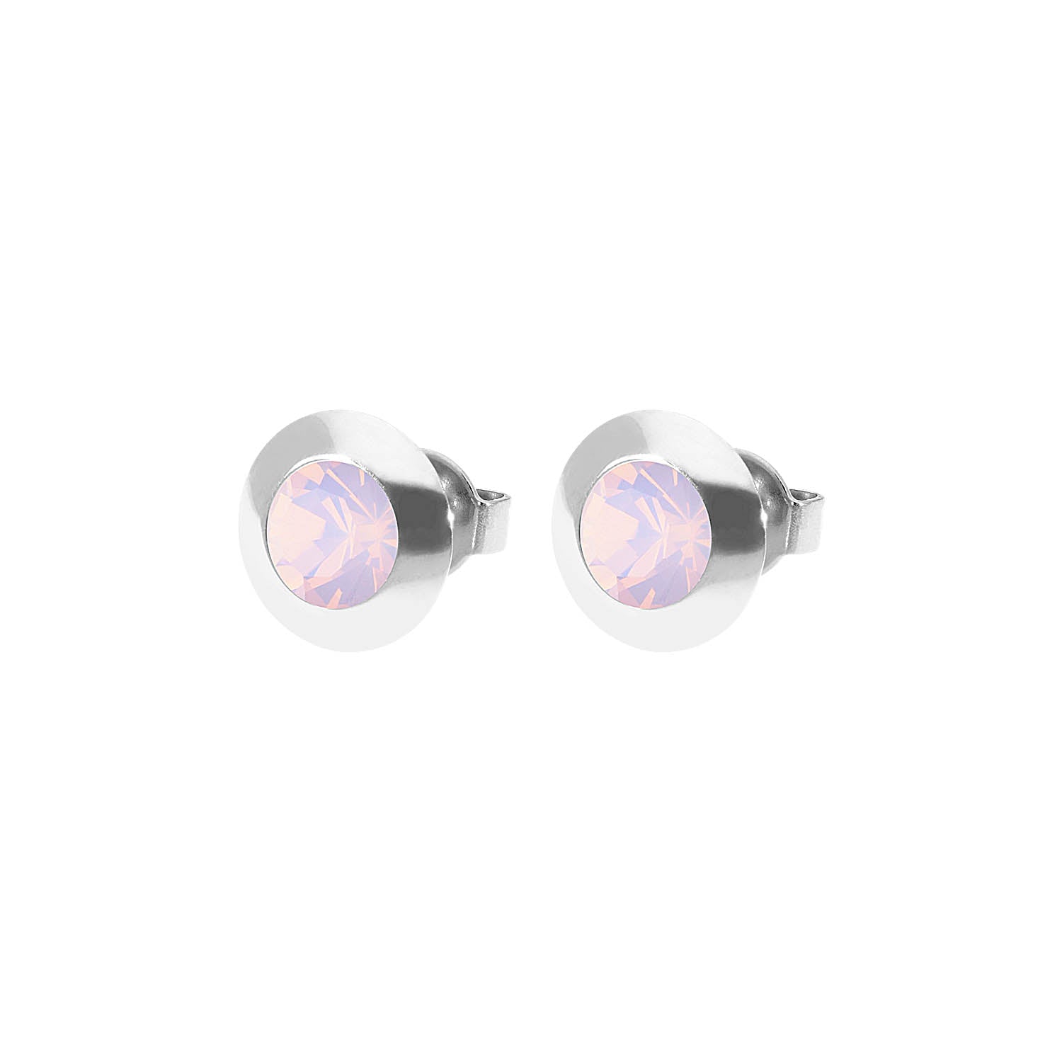 Tondo Ohrstecker 9 mm - Silber