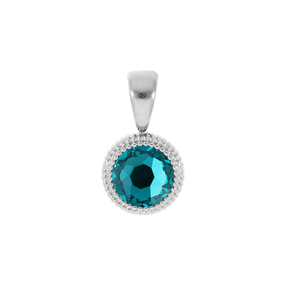 Fabero flat pendant 10 mm - Silver