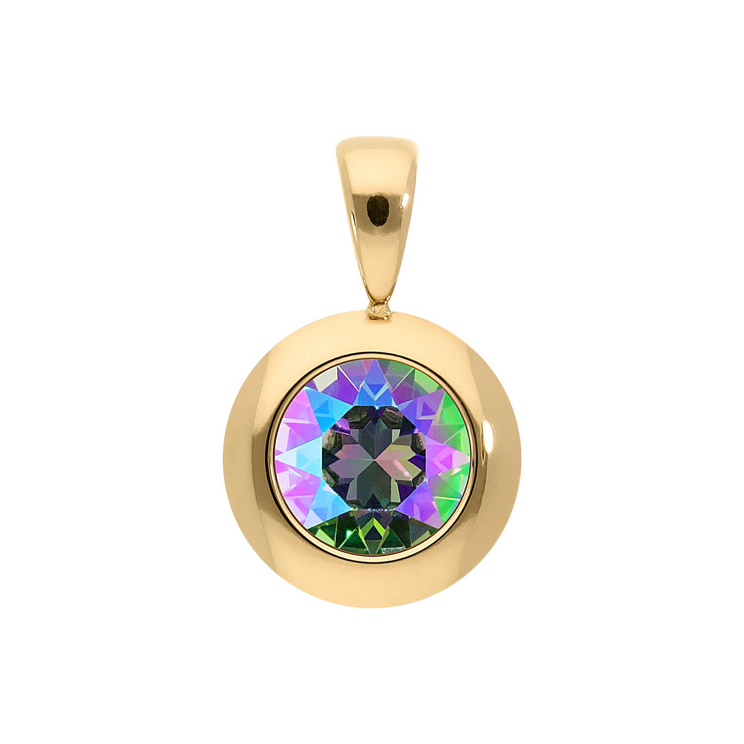 Tondo pendant 13 mm - Gold