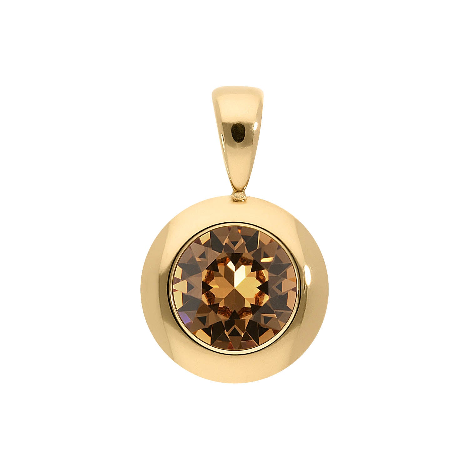 Tondo pendant 13 mm - Gold