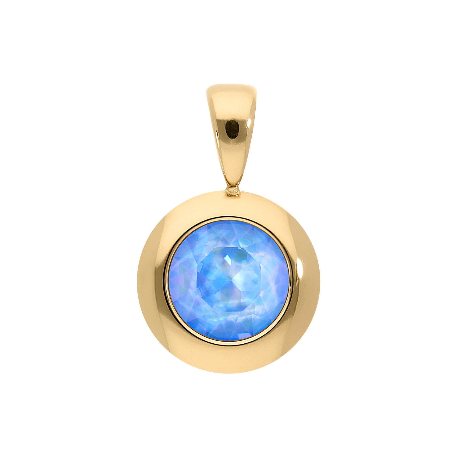 Tondo pendant 13 mm - Gold