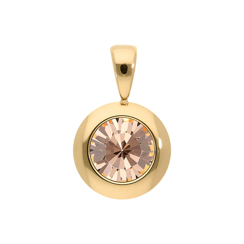 Tondo pendant 13 mm - Gold