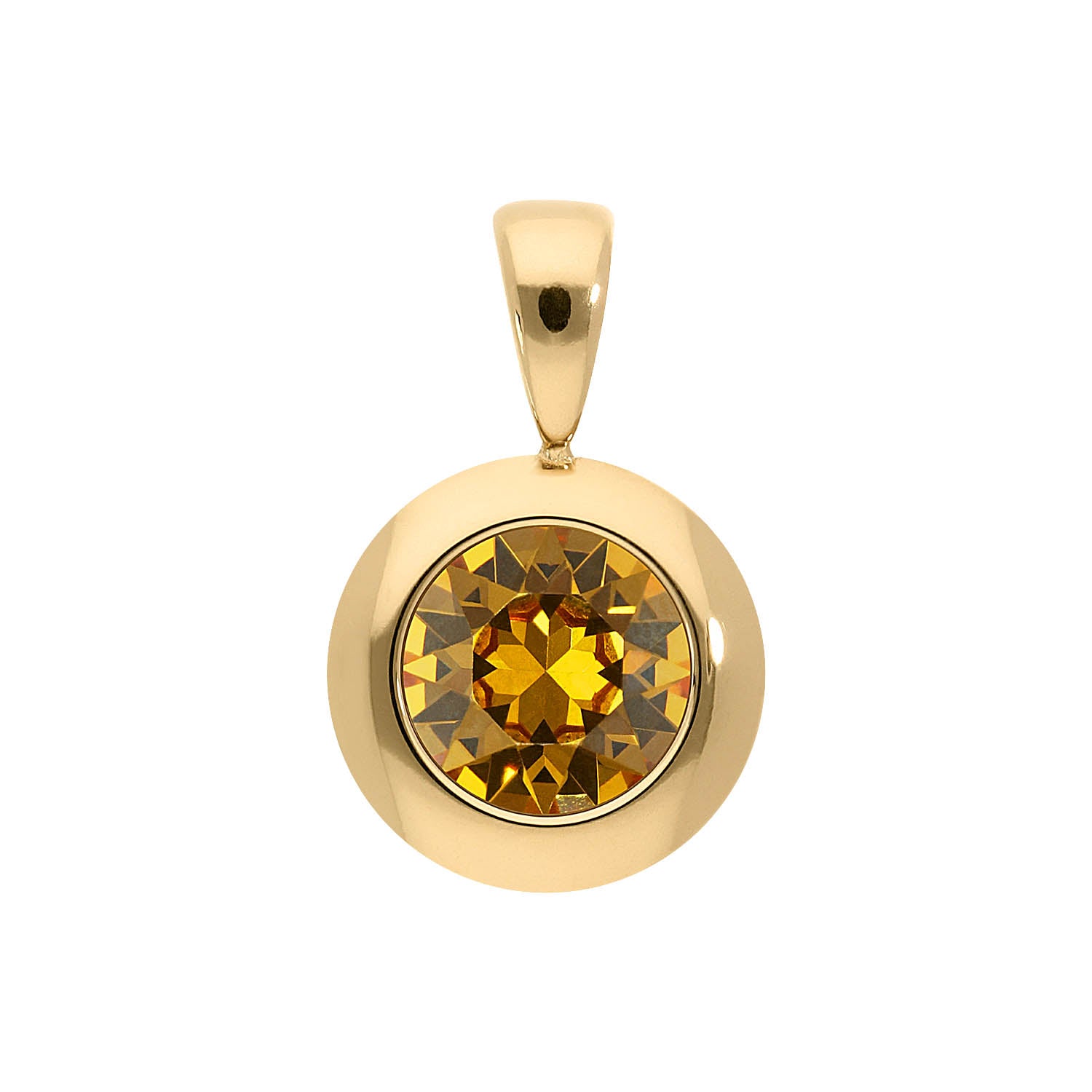Tondo pendant 13 mm - Gold