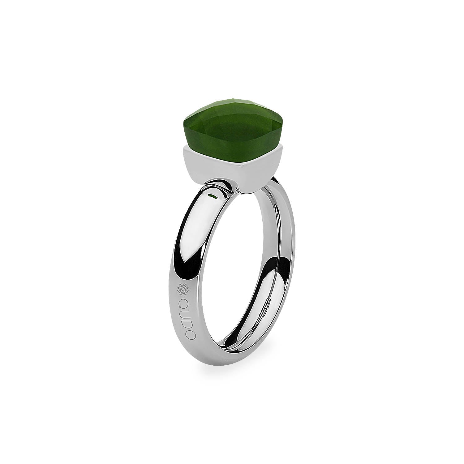Firenze Ring - Shades of Green & Brown - Silber