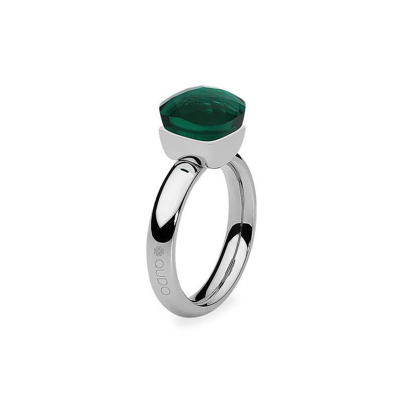 Firenze Ring - Shades of Green & Brown - Silver