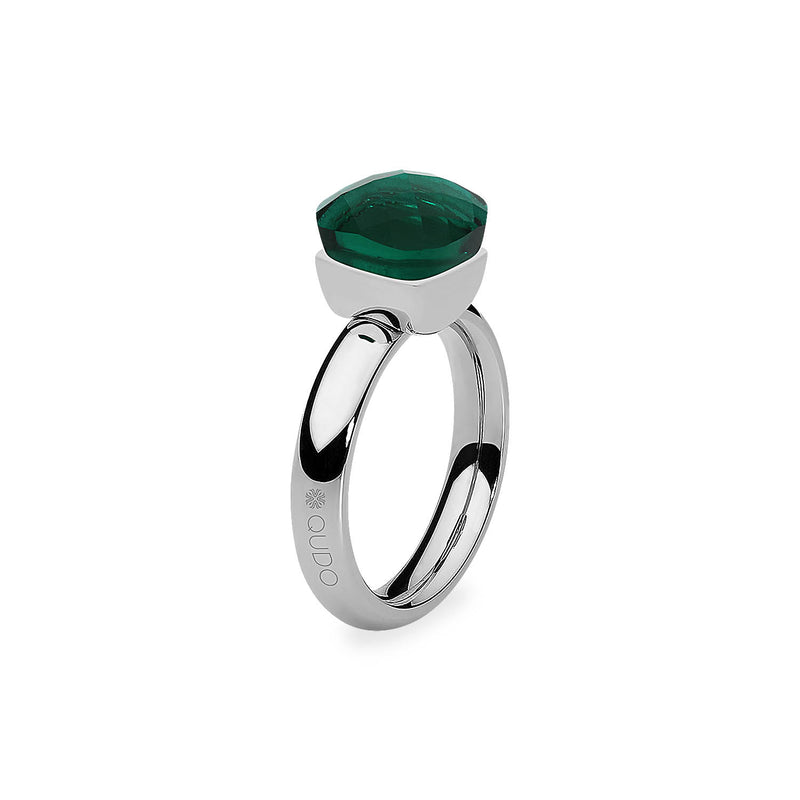 Firenze Ring - Shades of Green & Brown - Silber