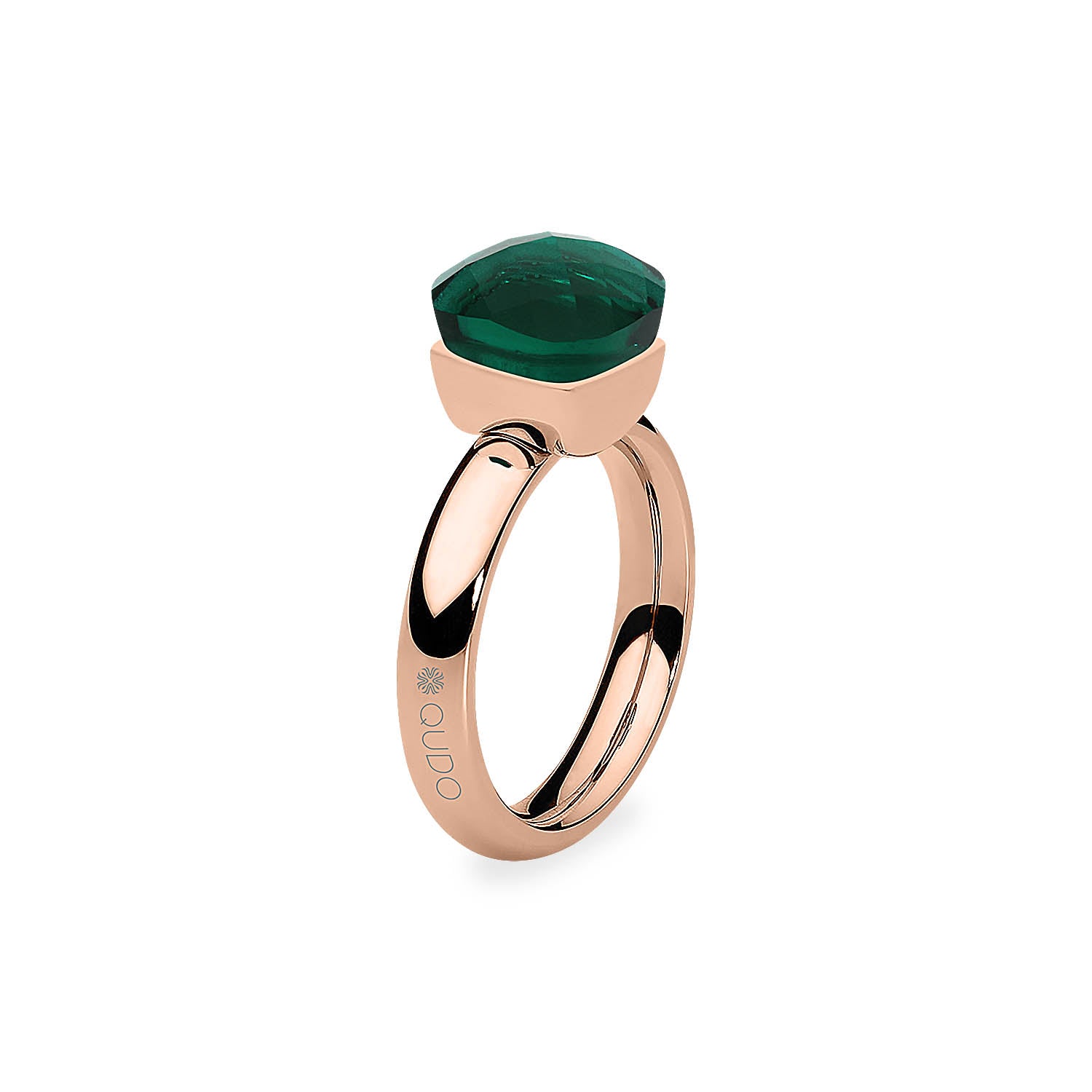 Firenze Ring - Shades of Green & Brown - Roségold