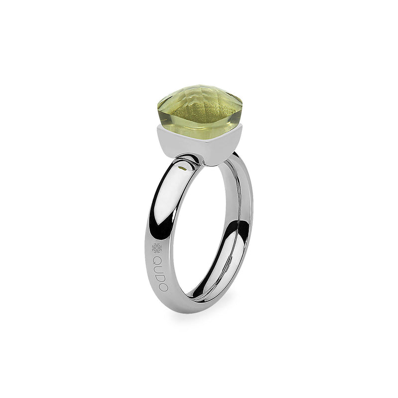 Firenze Ring - Shades of Green & Brown - Silber