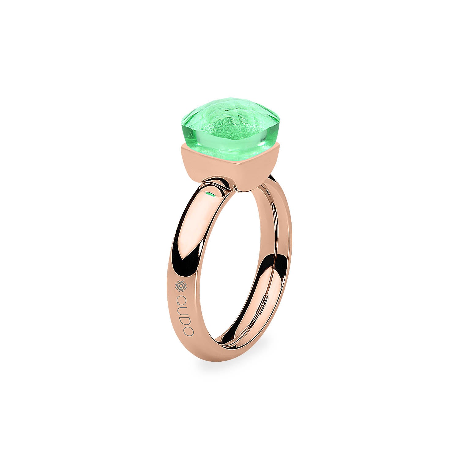 Firenze Ring - Shades of Green & Brown - Roségold