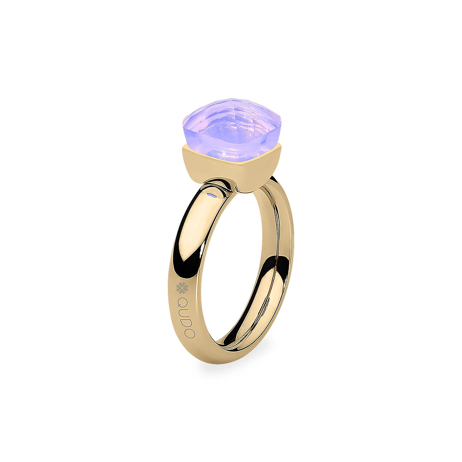 Firenze Ring - Shades of Red & Purple - Gold