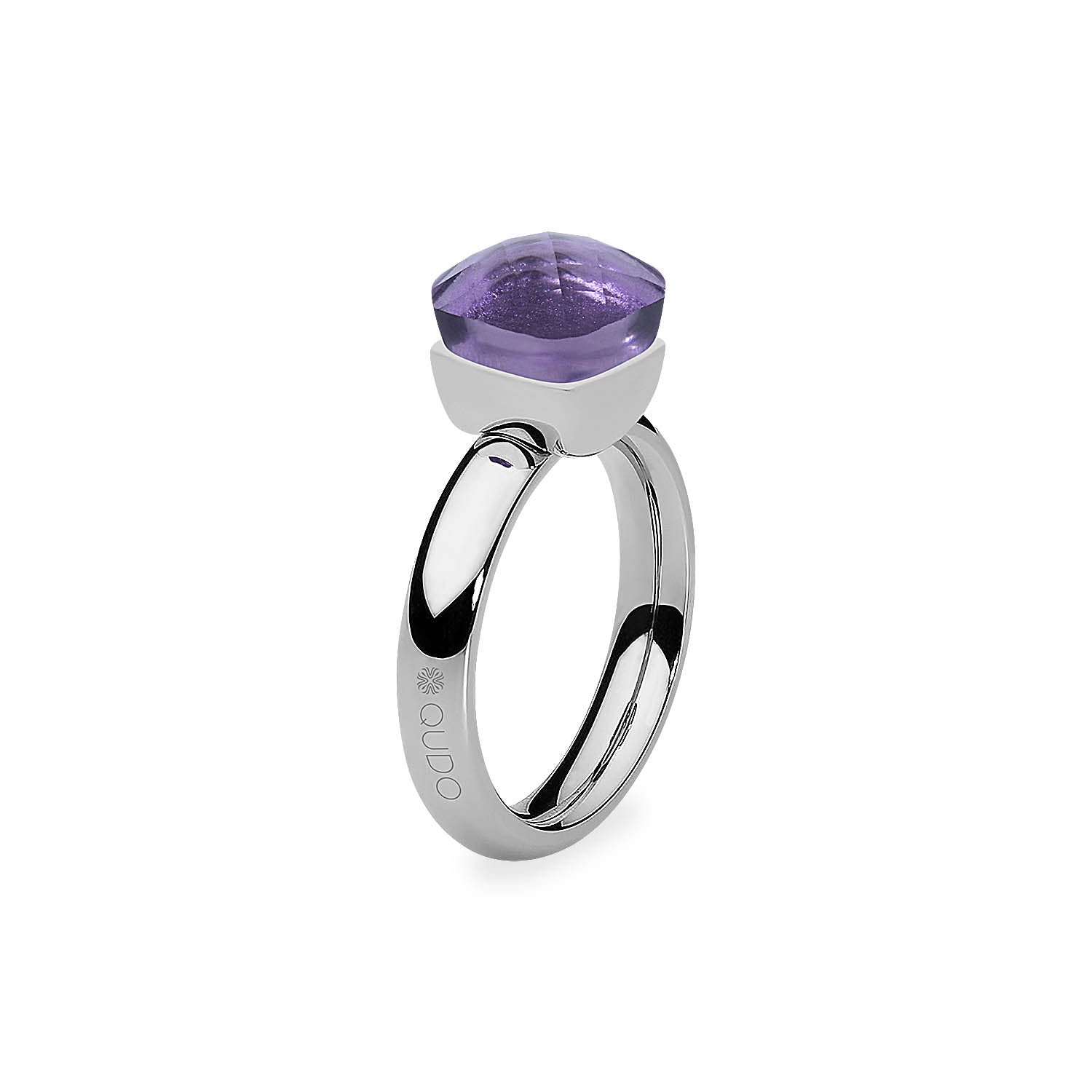 Firenze Ring - Shades of Red & Purple - Silber