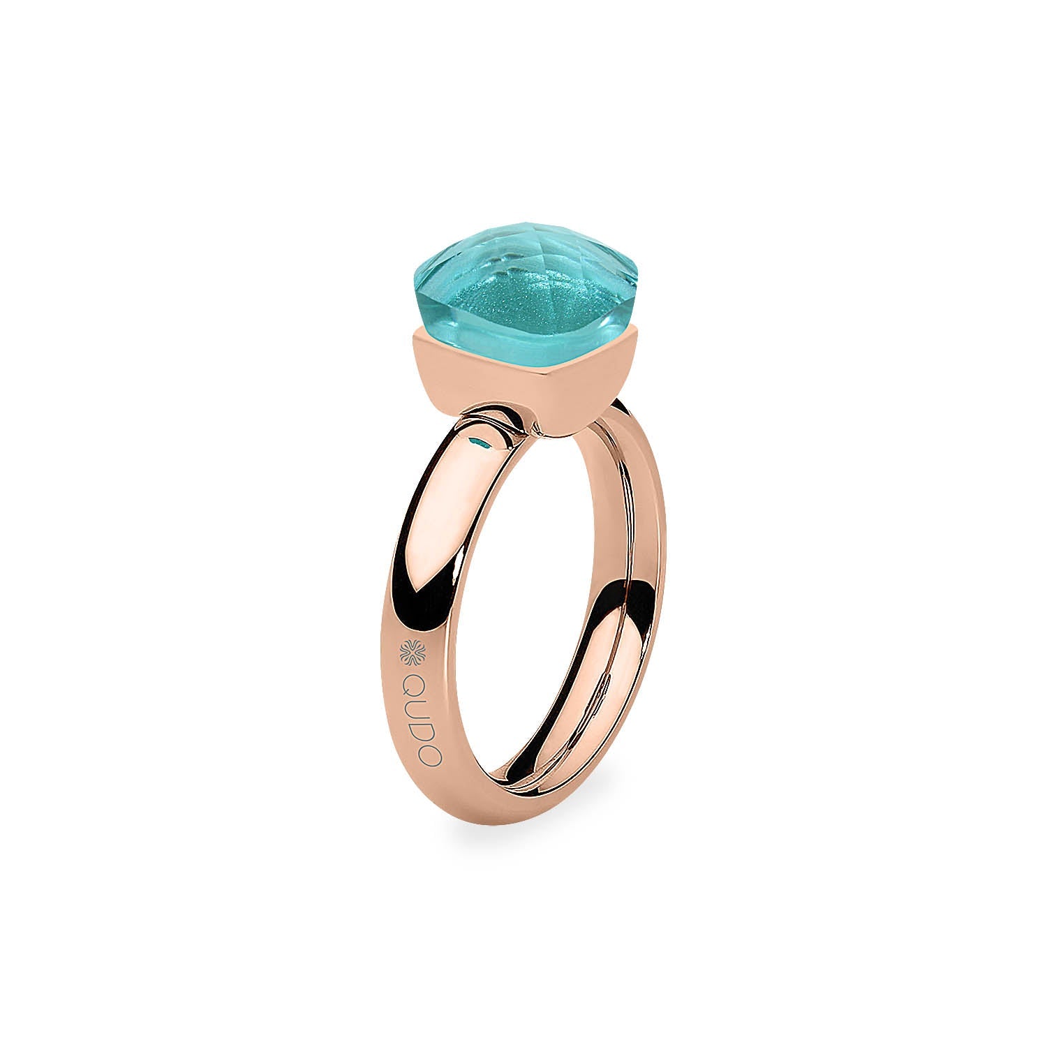 Firenze Ring - Shades of Blue - Rose Gold